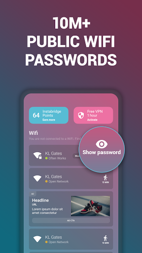 Free WiFi Passwords amp Hotspots by Instabridge Apk Mod 1