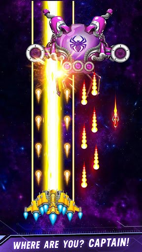 Space Shooter Galaxy Attack 1 535 Mod Apk Unlimited Money Crystal Apkmodsapp